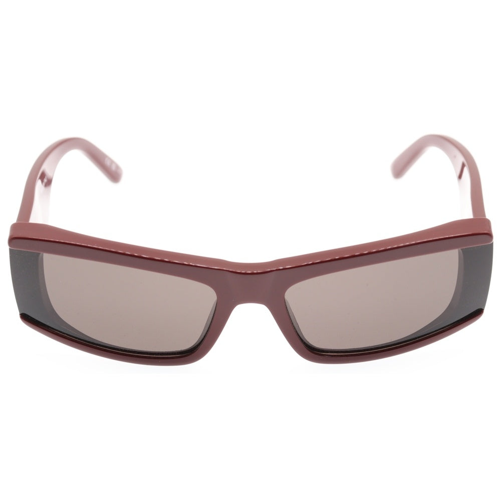 BALENCIAGA(バレンシアガ) スクエアフレーム 眼鏡 サングラス メガネ レッド BB0301S