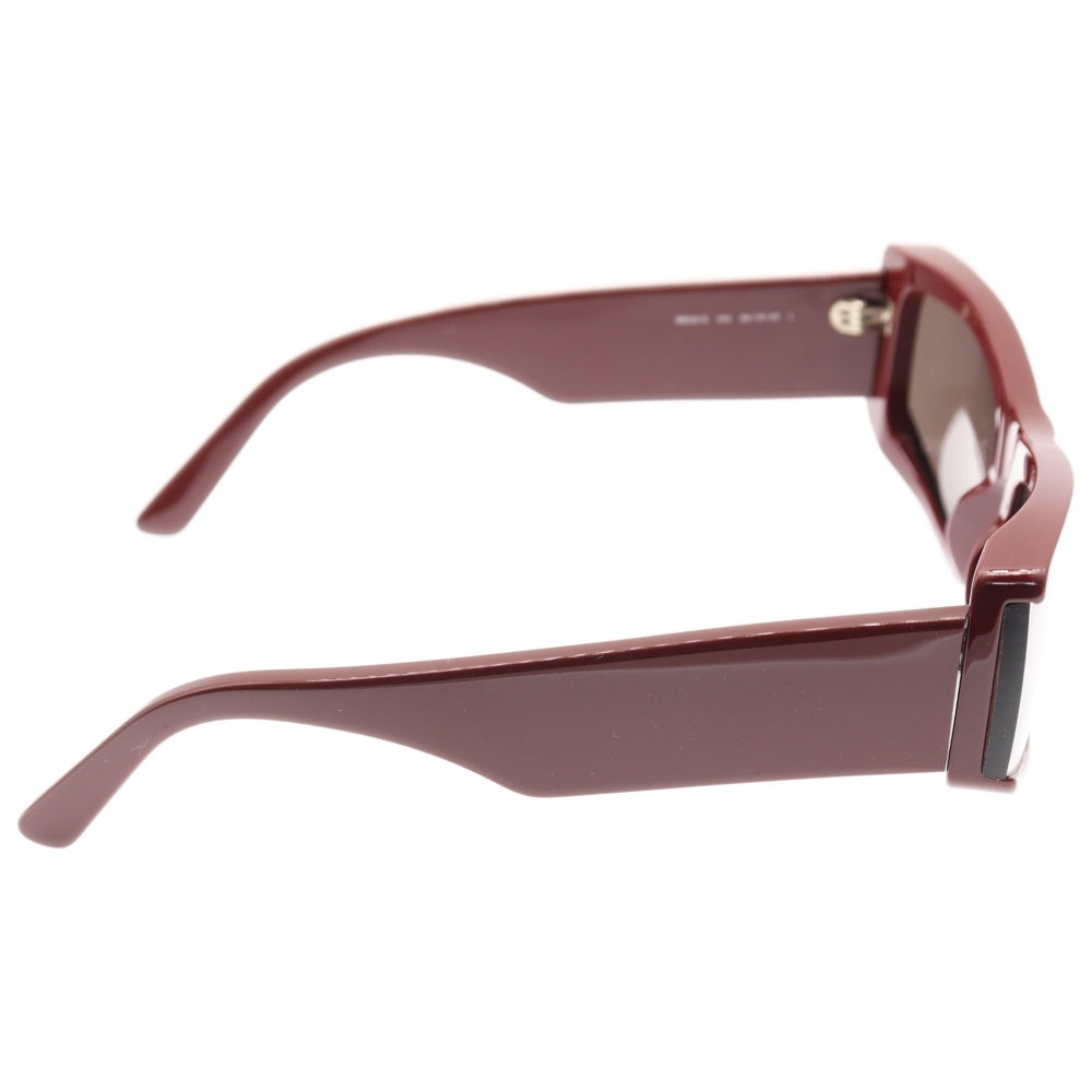 BALENCIAGA(バレンシアガ) スクエアフレーム 眼鏡 サングラス メガネ レッド BB0301S