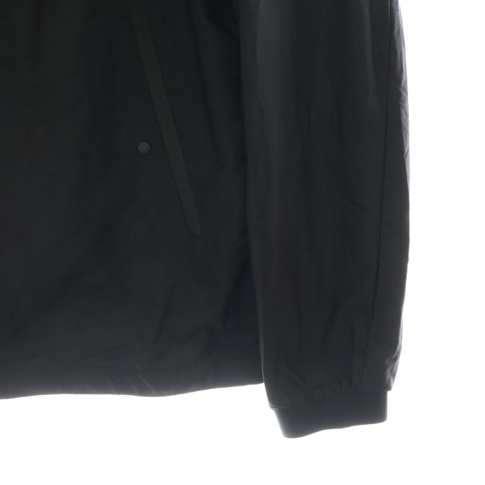 MONCLER(モンクレール) 25SS JUNICHI GIUBBOTTO テープロゴ ジップアップナイロンフーデッドジャケット ブラック K10911A00192 68352