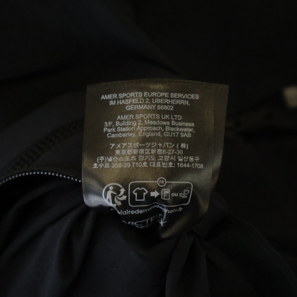 ARC'TERYX VEILANCE(アークテリクス ヴェイランス) DIODE BOMBER JACKET ジップアップナイロンジャケット ブラック X000007719