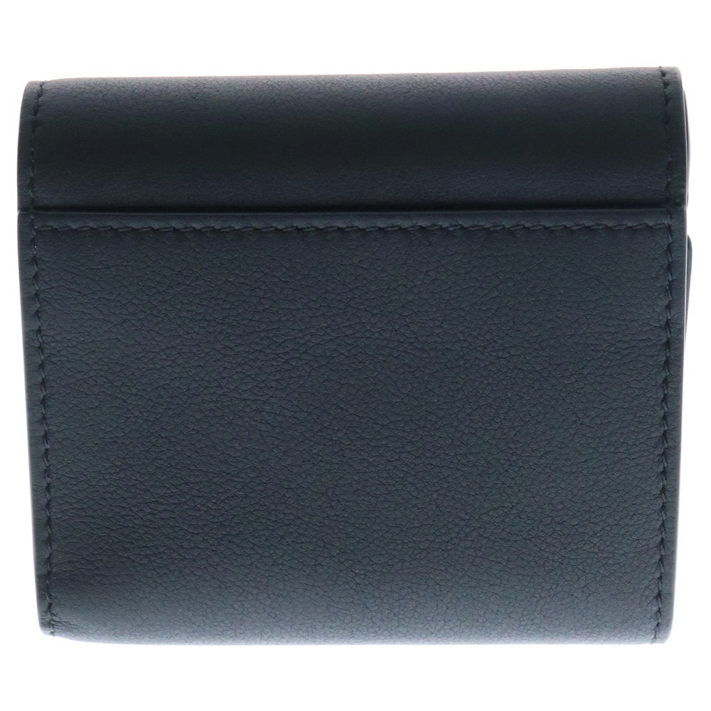 THOM BROWNE(トムブラウン) スムースカーフ ウォレット 三つ折り財布 ブラックUAW007A-L0134-001