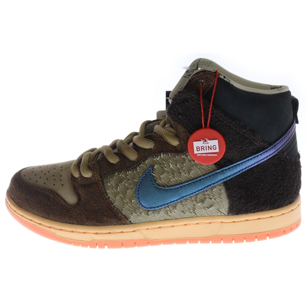 NIKE SB(ナイキエスビー) ×CONCEPTS DUNK HIGH DUCK コンセプツ ダンクハイ ダック ハイカットスニーカーシューズ ブラウン US8.5/26.5cm DC6887-200