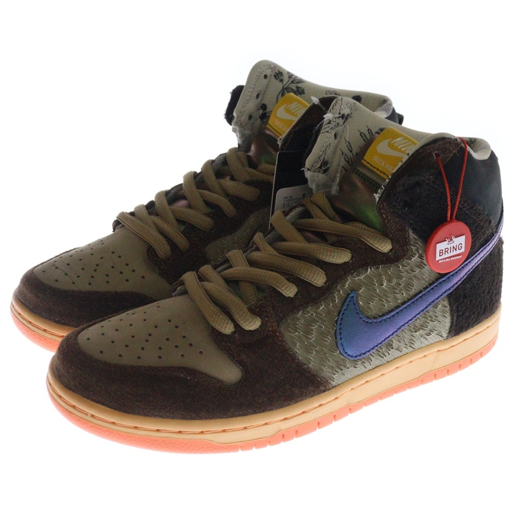 NIKE SB(ナイキエスビー) ×CONCEPTS DUNK HIGH DUCK コンセプツ ダンクハイ ダック ハイカットスニーカーシューズ ブラウン US8.5/26.5cm DC6887-200