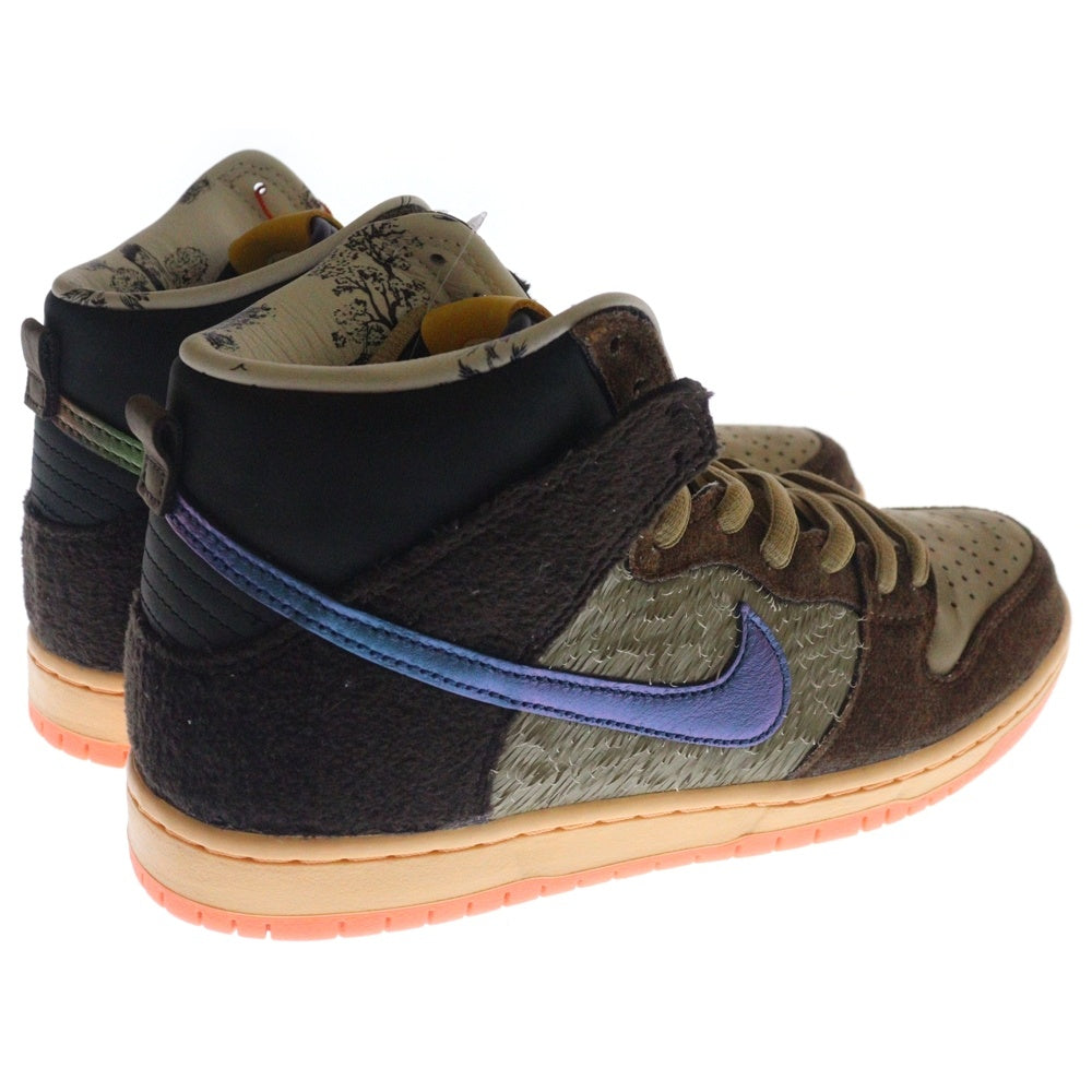 NIKE SB(ナイキエスビー) ×CONCEPTS DUNK HIGH DUCK コンセプツ ダンクハイ ダック ハイカットスニーカーシューズ ブラウン US8.5/26.5cm DC6887-200