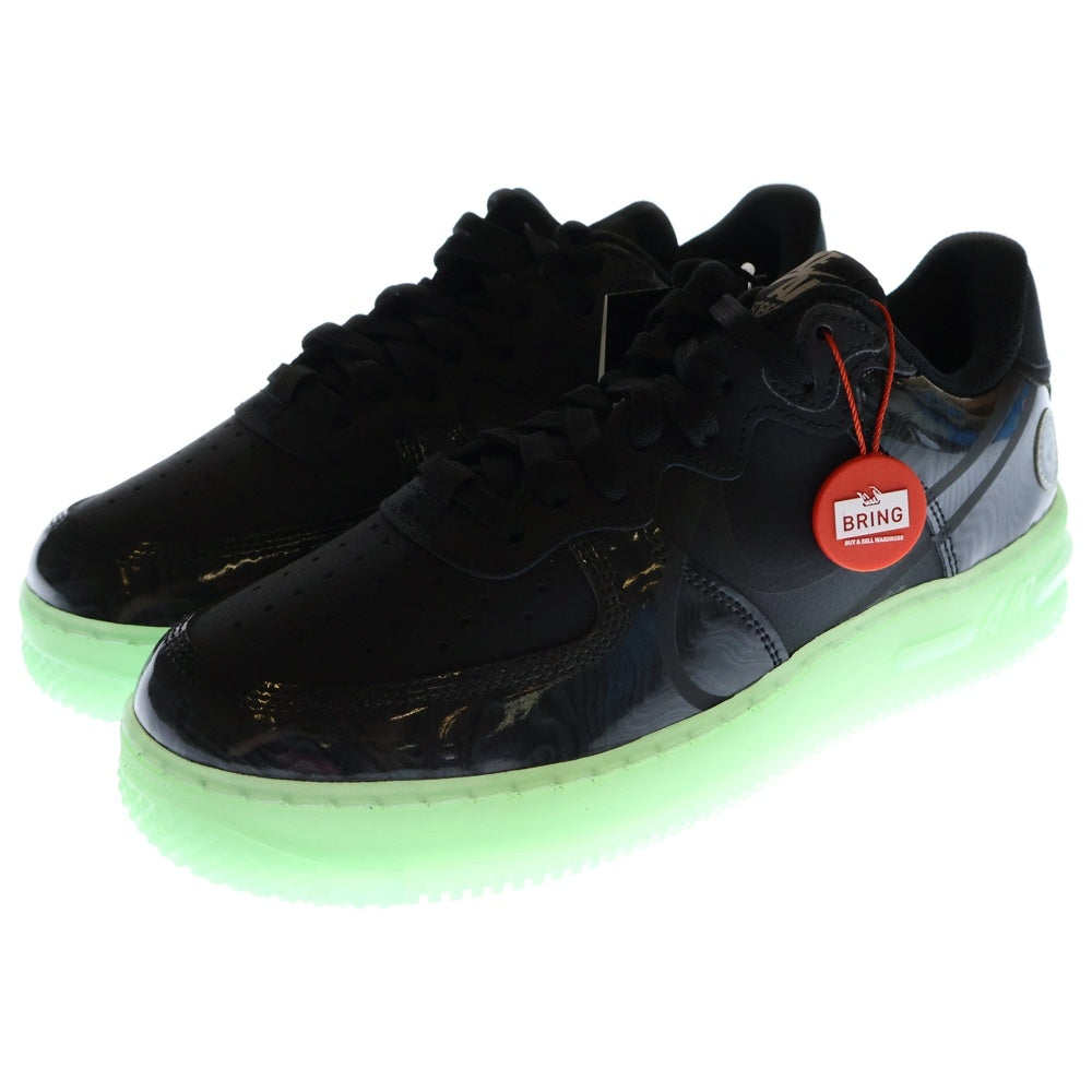 NIKE(ナイキ) AIR FORCE 1 REACT LV8 NBA ALL-STAR 2021 エアフォース 1 リアクト LV8 ローカットスニーカー ブラック/グリーン US8.5/26.5cm CV2218-001