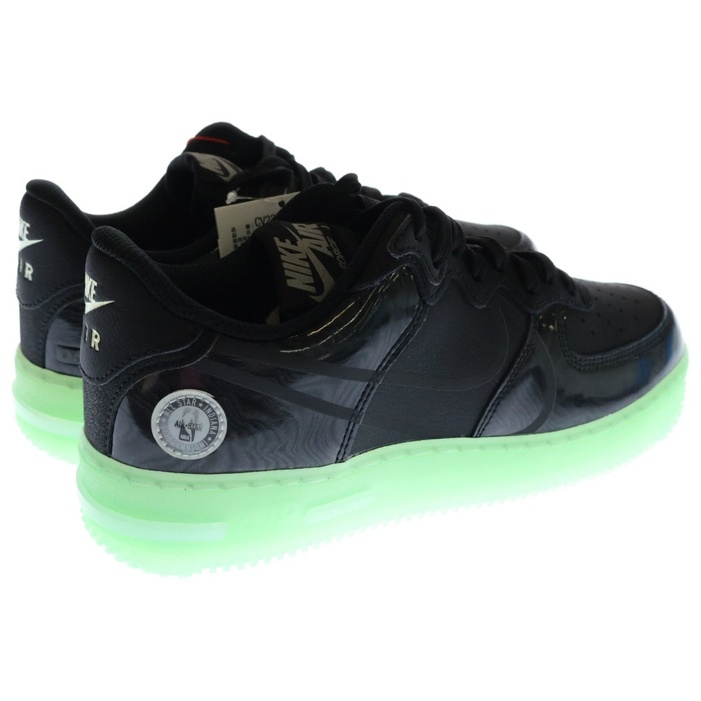 NIKE(ナイキ) AIR FORCE 1 REACT LV8 NBA ALL-STAR 2021 エアフォース 1 リアクト LV8 ローカットスニーカー ブラック/グリーン US8.5/26.5cm CV2218-001