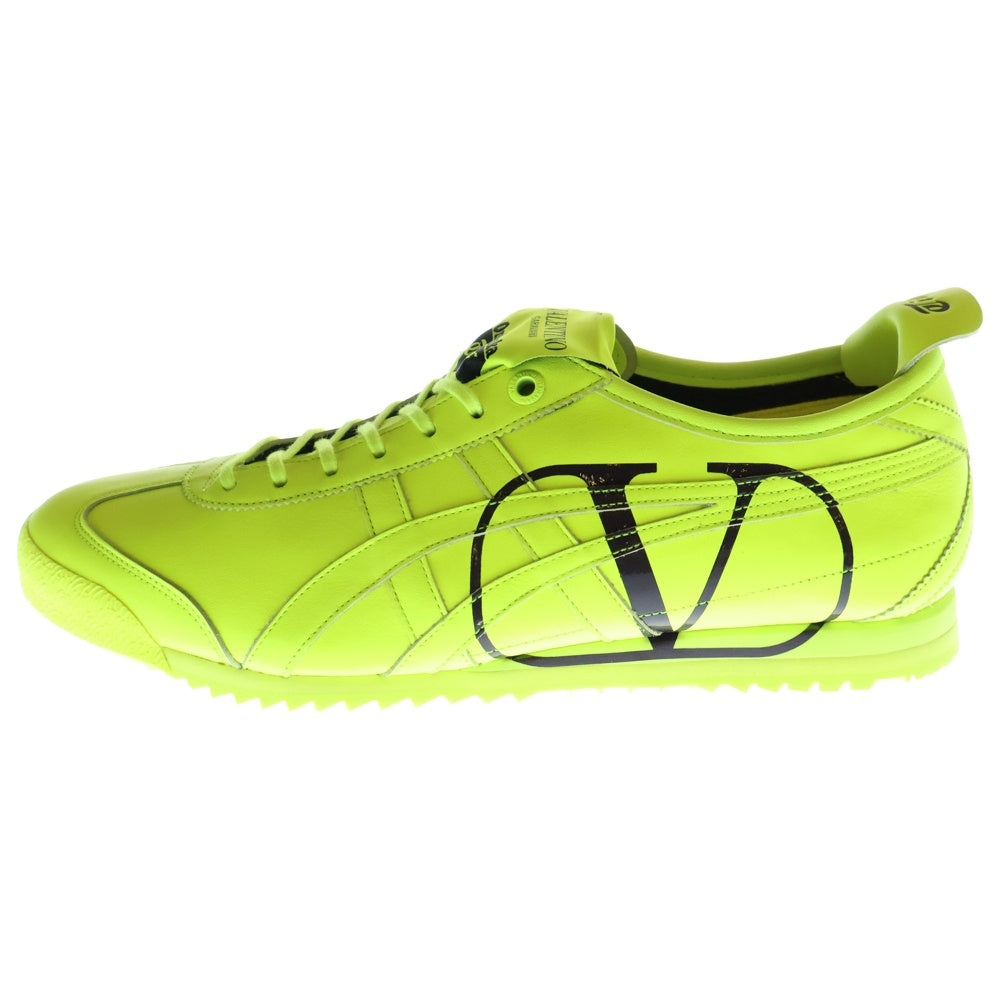 VALENTINO(ヴァレンチノ) ×Onitsuka Tiger オニツカタイガー レザーローカットスニーカーシューズ イエロー US8/26cm UY0S0D91