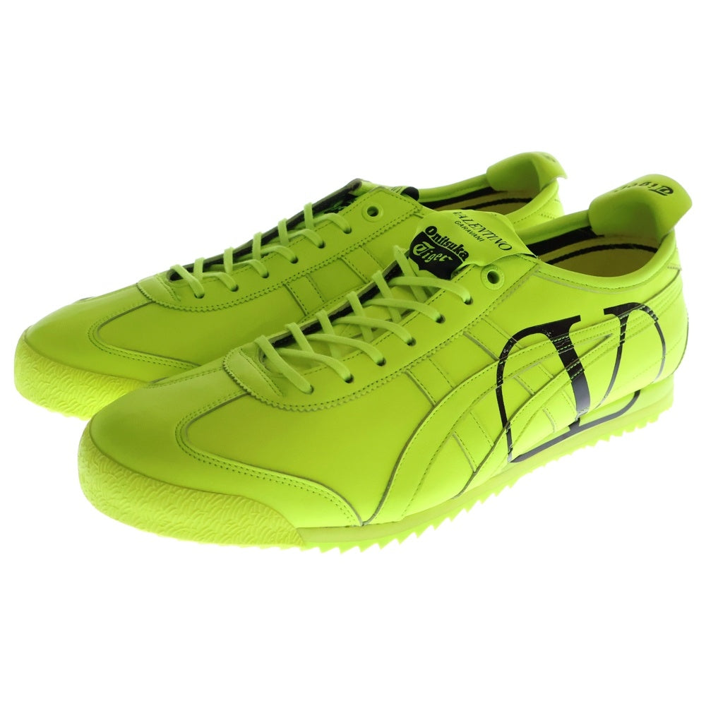 VALENTINO(ヴァレンチノ) ×Onitsuka Tiger オニツカタイガー レザーローカットスニーカーシューズ イエロー US8/26cm UY0S0D91