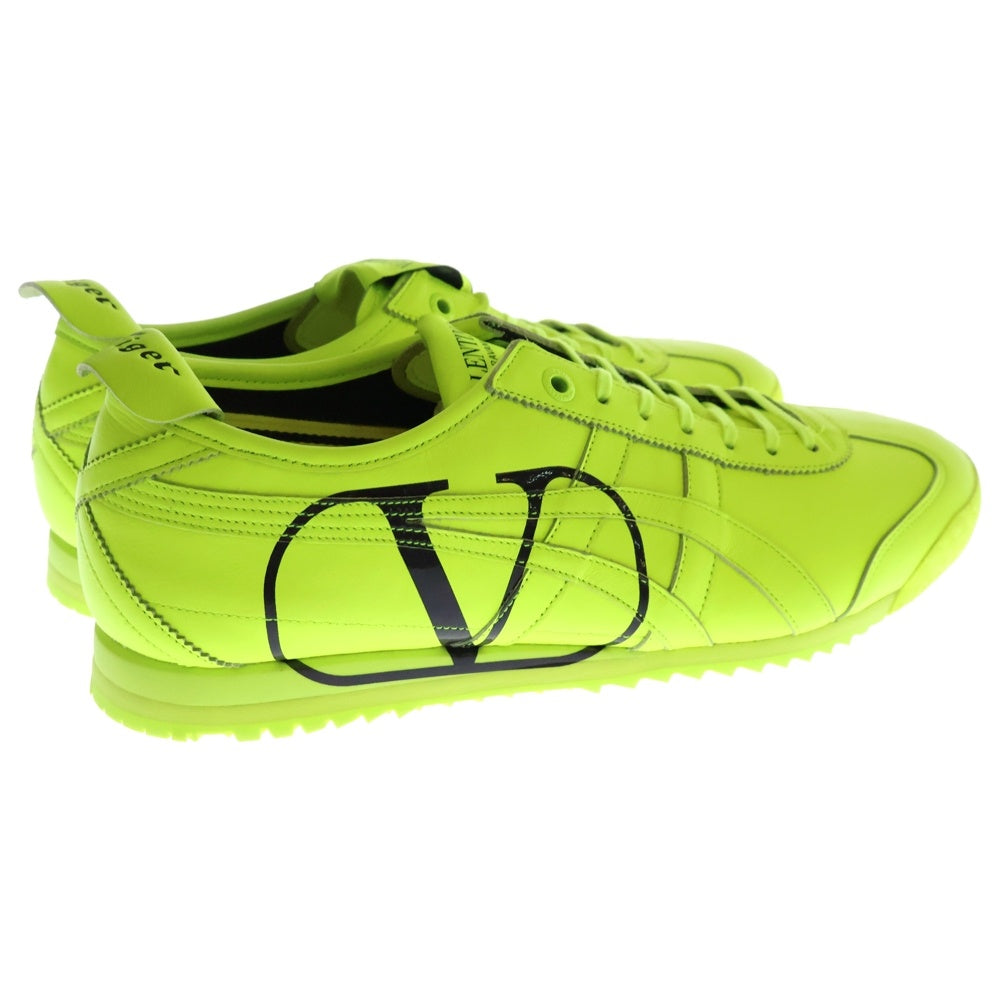 VALENTINO(ヴァレンチノ) ×Onitsuka Tiger オニツカタイガー レザーローカットスニーカーシューズ イエロー US8/26cm UY0S0D91