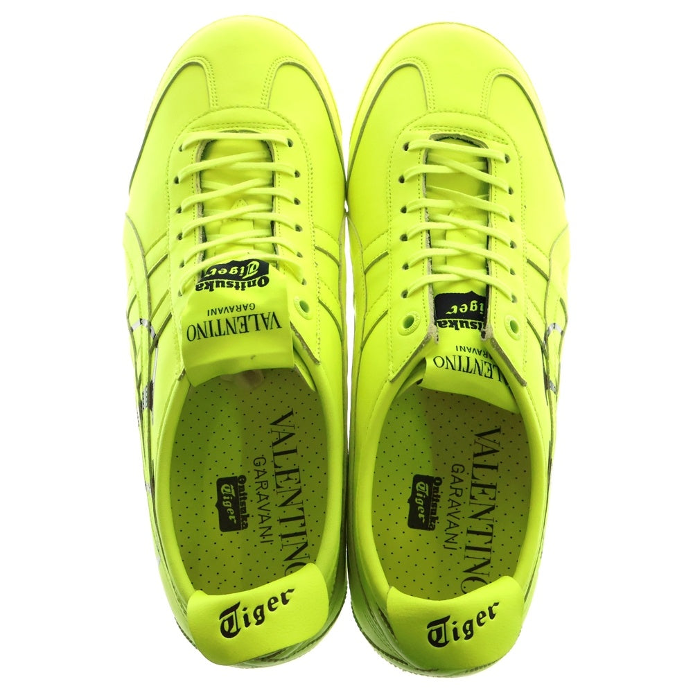 VALENTINO(ヴァレンチノ) ×Onitsuka Tiger オニツカタイガー レザーローカットスニーカーシューズ イエロー US8/26cm UY0S0D91