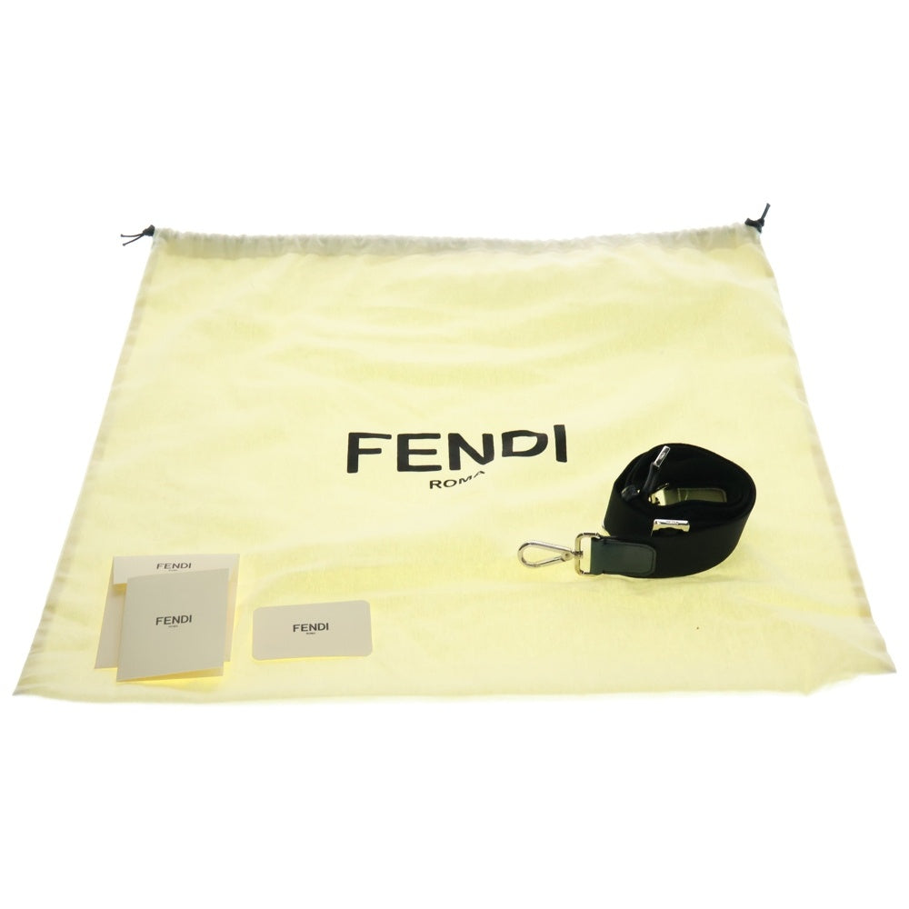 FENDI(フェンディ) FLAT SHOPPING BAG フラットショッピングバッグ ズッカ柄 ジャガード トートバッグ ショルダーバッグ ネイビー 7VA390 AHUE F1GWB
