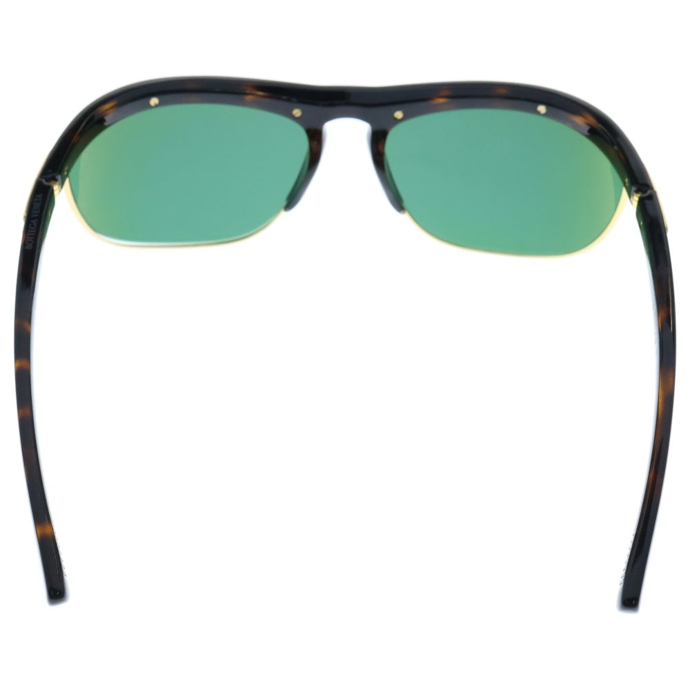 BOTTEGA VENETA(ボッテガヴェネタ) サイドロゴ サングラス 眼鏡 メガネ ブラウン/ゴールド BV1348S