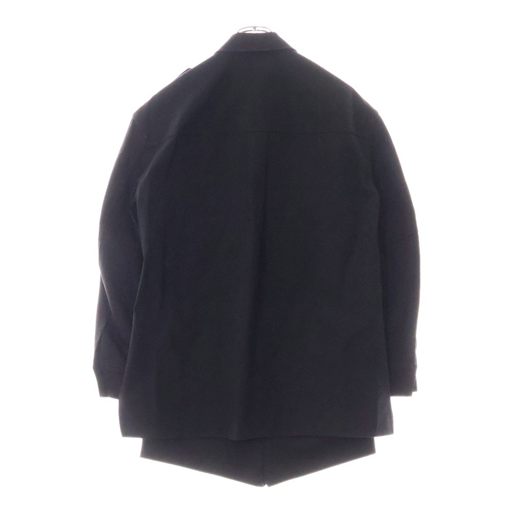 ALEXANDER WANG(アレキサンダーワン) Prestyled Pleated Mini Skirt Romper フロントポケット ジャケット プリーツスカート ワンピース ブラック レディース 1WC4246691