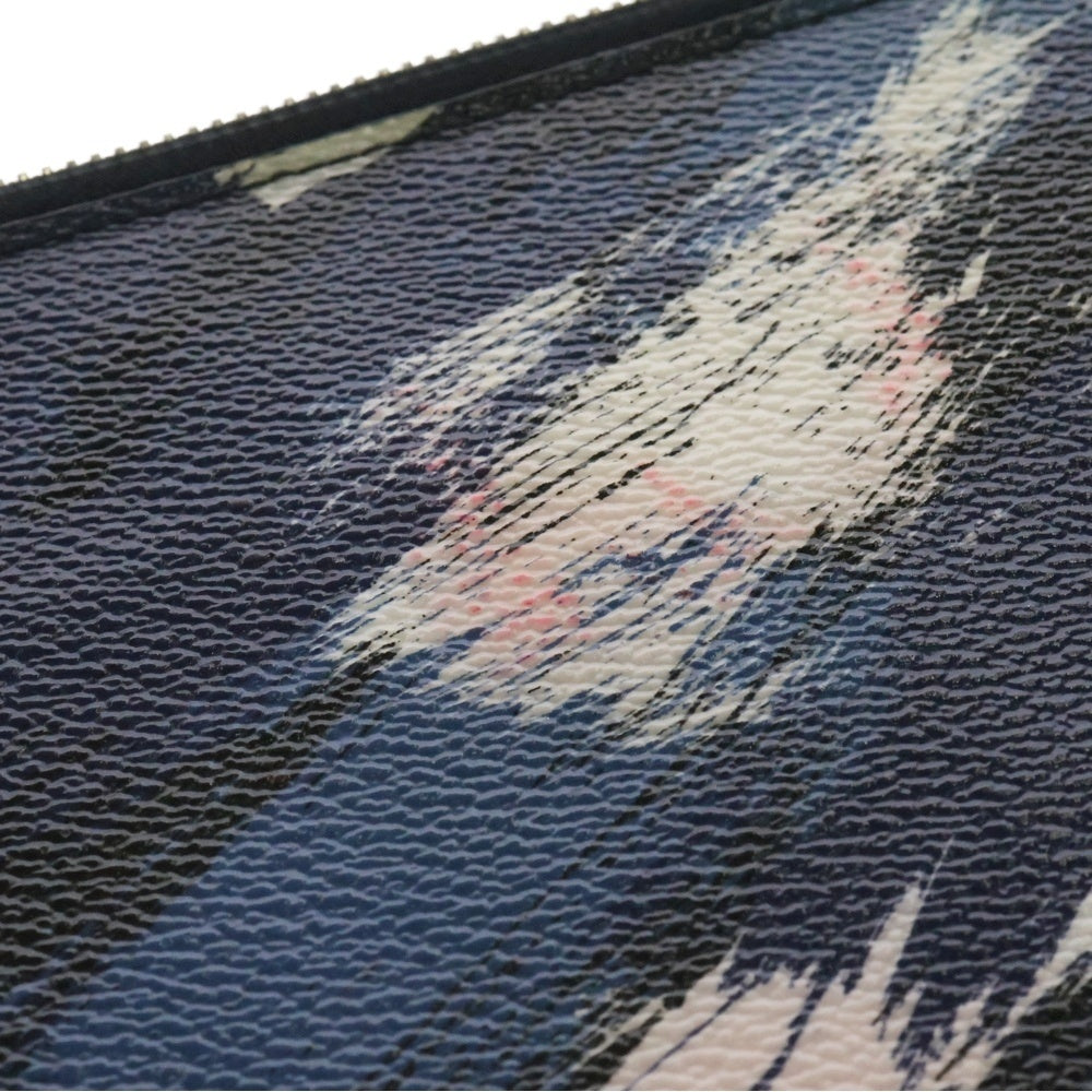 LOUIS VUITTON(ルイヴィトン) カモフラージュ ポシェット ジュールPM クラッチバッグ ブルー M61750