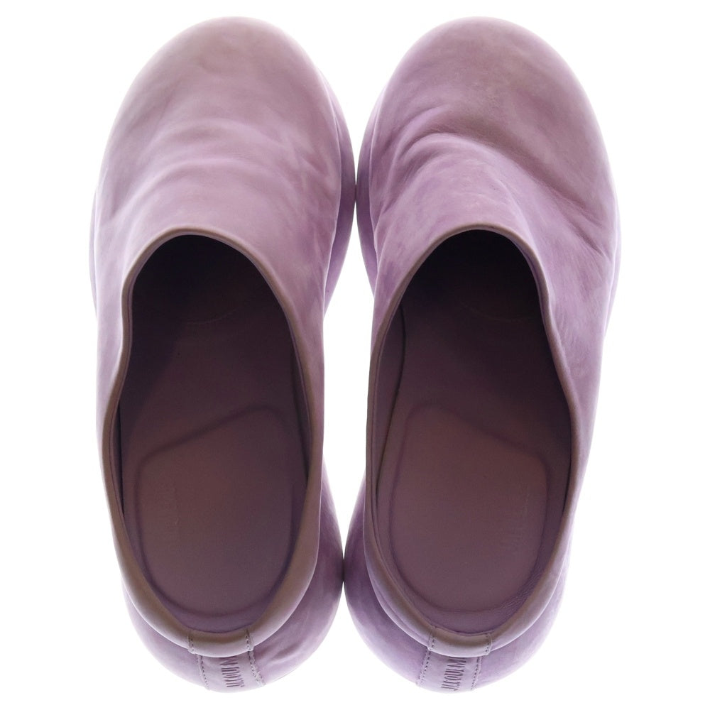 JACQUEMUS(ジャックムス) プレーンレザーサンダル パープル 42 226FO043