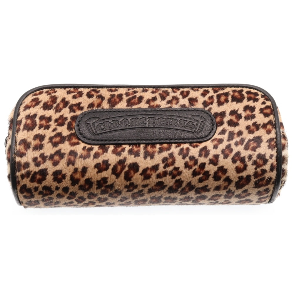 CHROME HEARTS(クロムハーツ) REHAB-1 ハラコ レオパードサングラス メガネ ブラウン 63