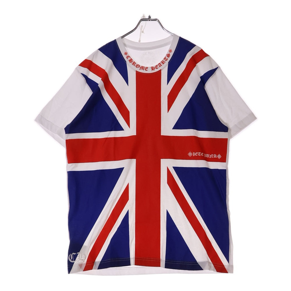 CHROME HEARTS(クロムハーツ) UNION JACK ユニオンジャック 半袖 Tシャツ ホワイト