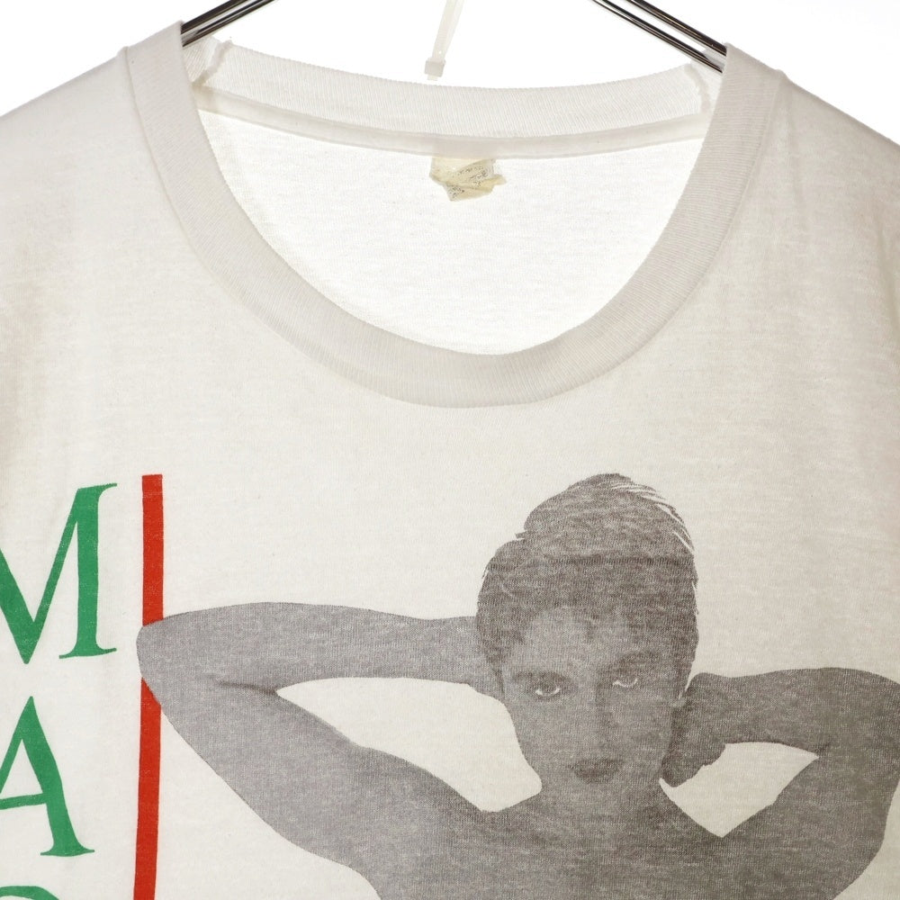 VINTAGE(ヴィンテージ) 80S VINTAGE MADONNA WORLD 1987 T-SHIRT ヴィンテージ マドンナワールドツアー 半袖Tシャツ カットソー ホワイト