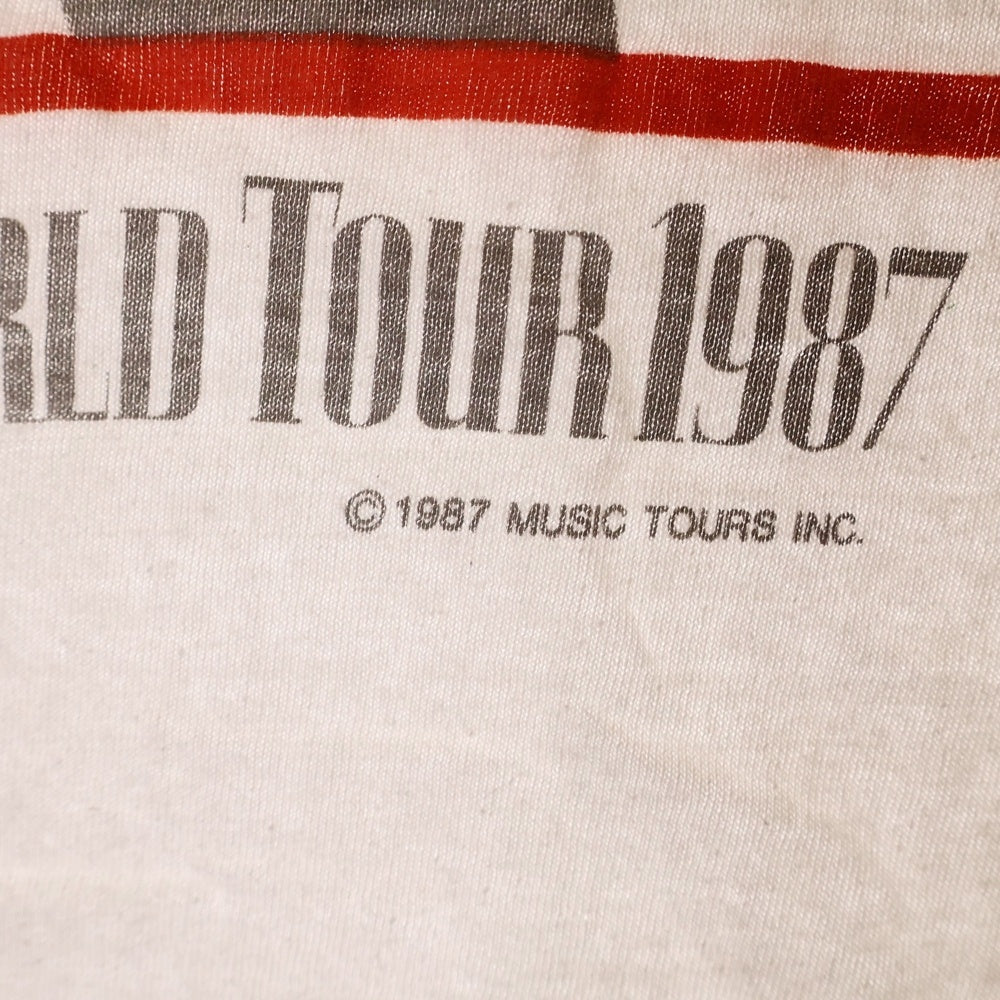 VINTAGE(ヴィンテージ) 80S VINTAGE MADONNA WORLD 1987 T-SHIRT ヴィンテージ マドンナワールドツアー 半袖Tシャツ カットソー ホワイト