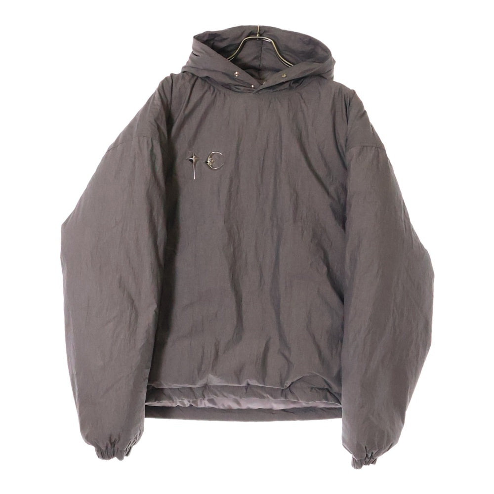 THUG CLUB(サグクラブ) Armor Down Hoodie アーマーダウンフーディ グレー TC24PA0303