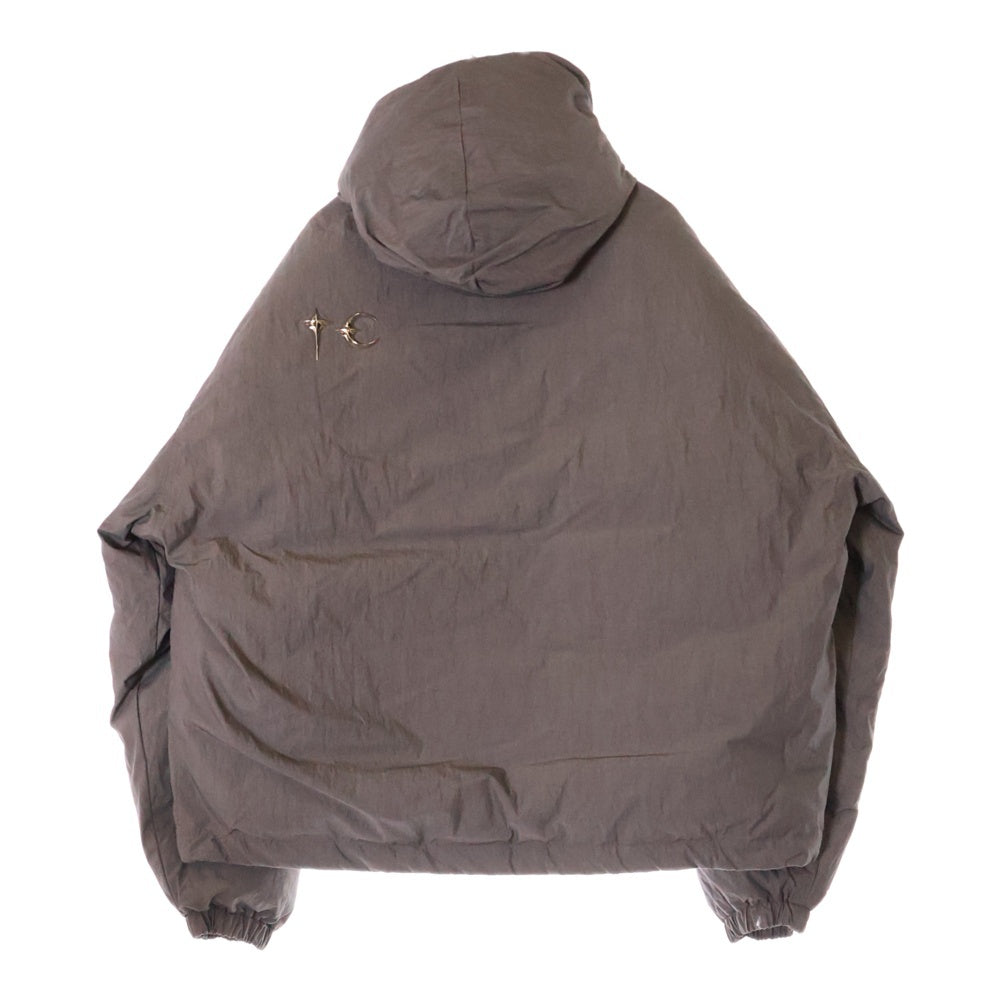 THUG CLUB(サグクラブ) Armor Down Hoodie アーマーダウンフーディ グレー TC24PA0303