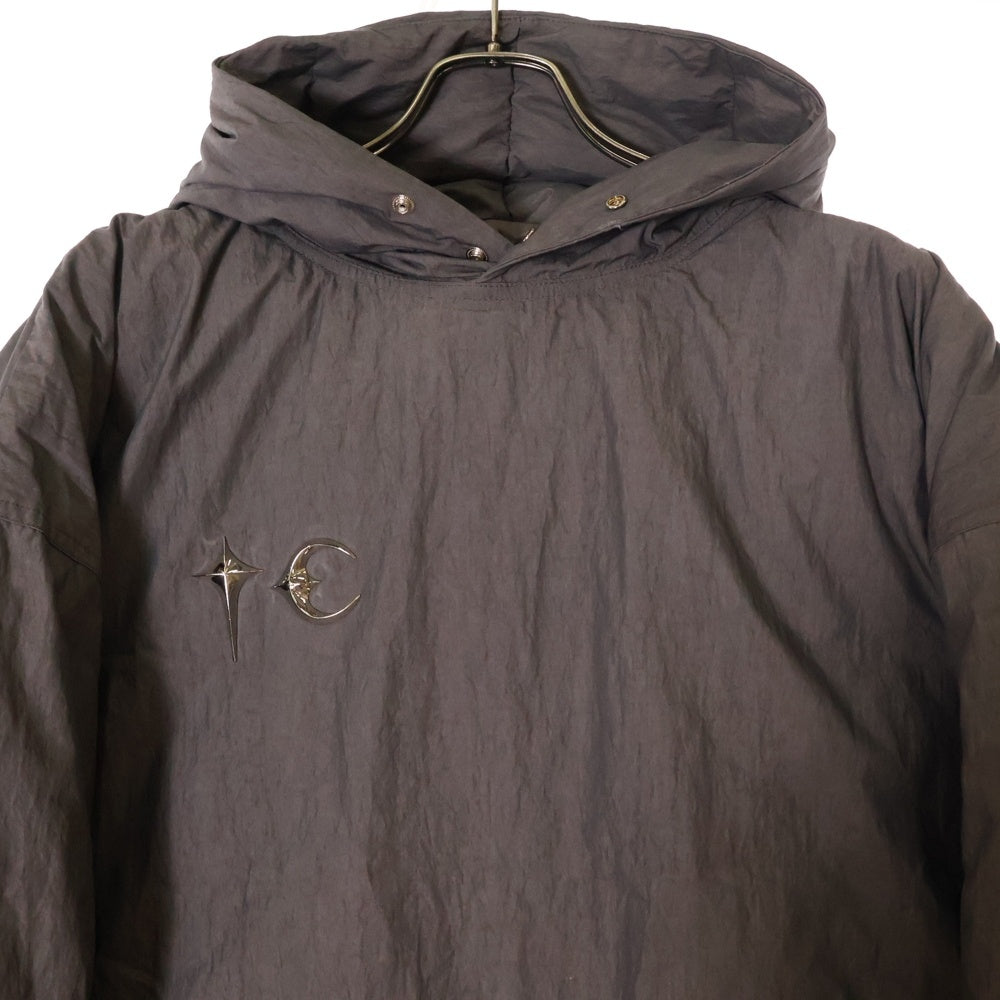 THUG CLUB(サグクラブ) Armor Down Hoodie アーマーダウンフーディ グレー TC24PA0303