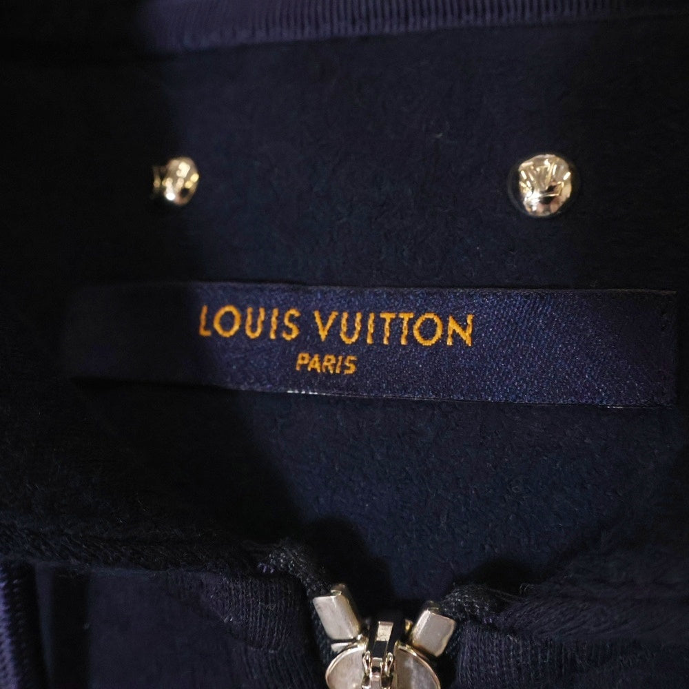 LOUIS VUITTON(ルイヴィトン) 19SS Travel Zip UP Hoodie トラベル ジップアップ パーカー スウェット ネイビー RM202Q JUJ HFY42W