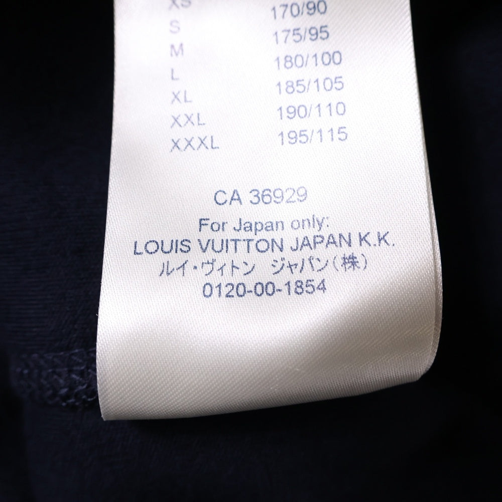 LOUIS VUITTON(ルイヴィトン) 19SS Travel Zip UP Hoodie トラベル ジップアップ パーカー スウェット ネイビー RM202Q JUJ HFY42W