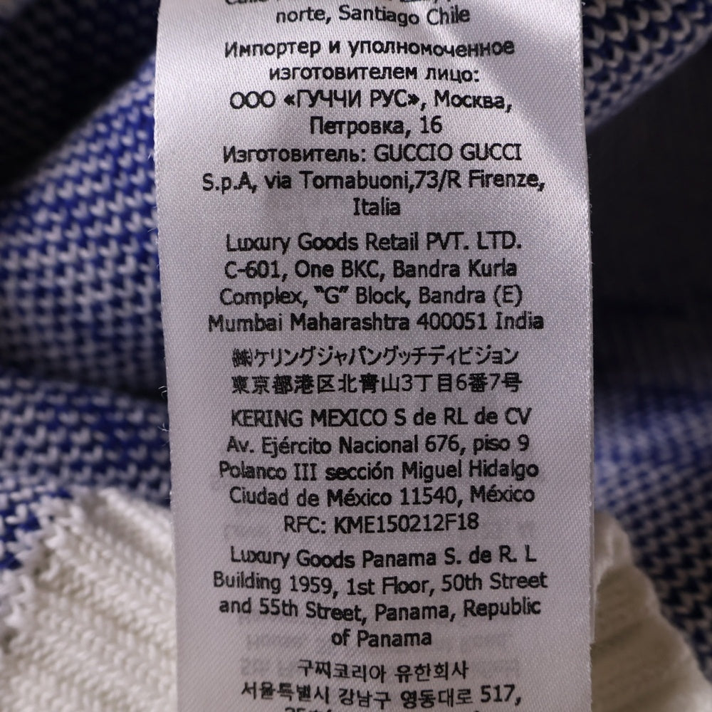 GUCCI(グッチ) 24SS ウエーブGGロゴ ニット セーター ホワイト 780637 XKDZF