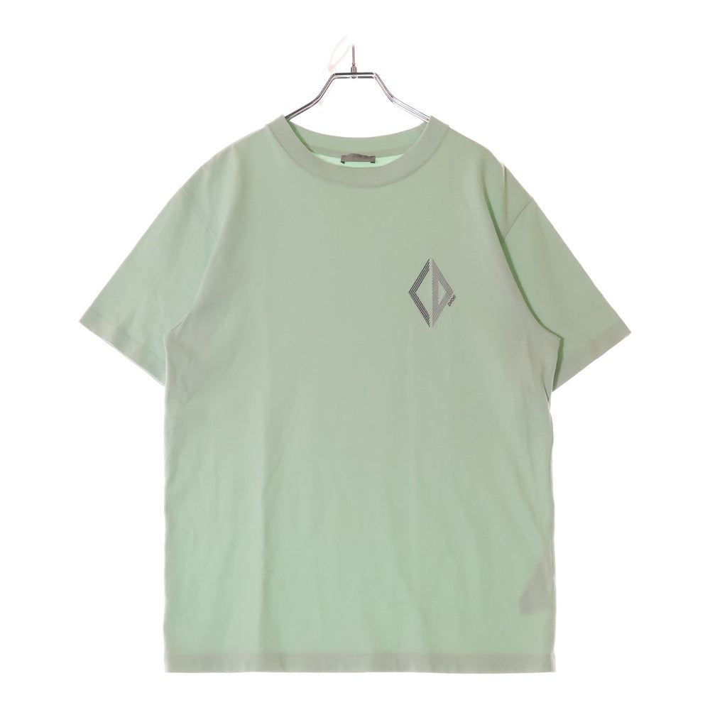 DIOR(ディオール) 23SS CD Diamond relaxed fit T-shirt CD ダイヤモンド ロゴ 半袖Tシャツ カットソー グリーン 313J696D0554