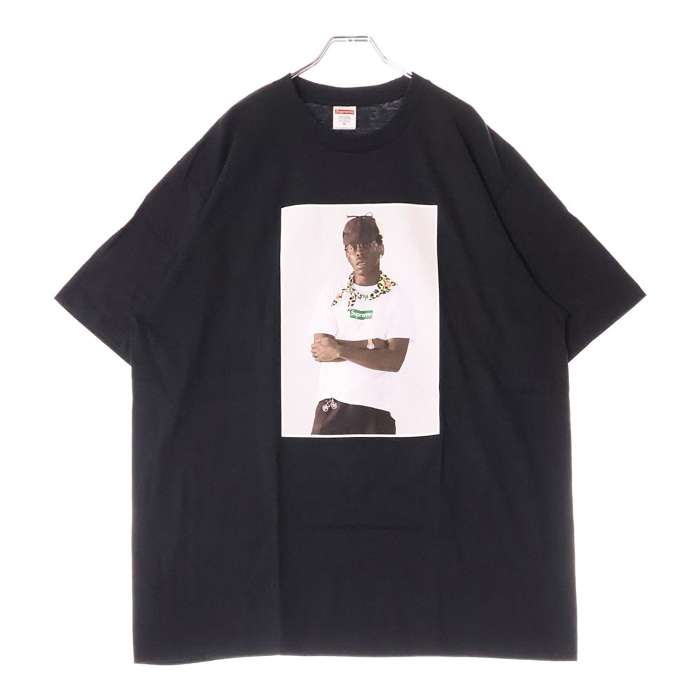 SUPREME(シュプリーム) 24AW Tyler The Creator Tee タイラーザクリエイター フォトプリント クルーネック 半袖Tシャツ カットソー ブラック