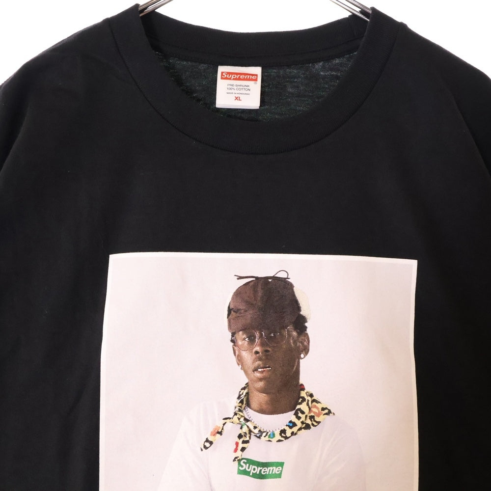 SUPREME(シュプリーム) 24AW Tyler The Creator Tee タイラーザクリエイター フォトプリント クルーネック 半袖Tシャツ カットソー ブラック