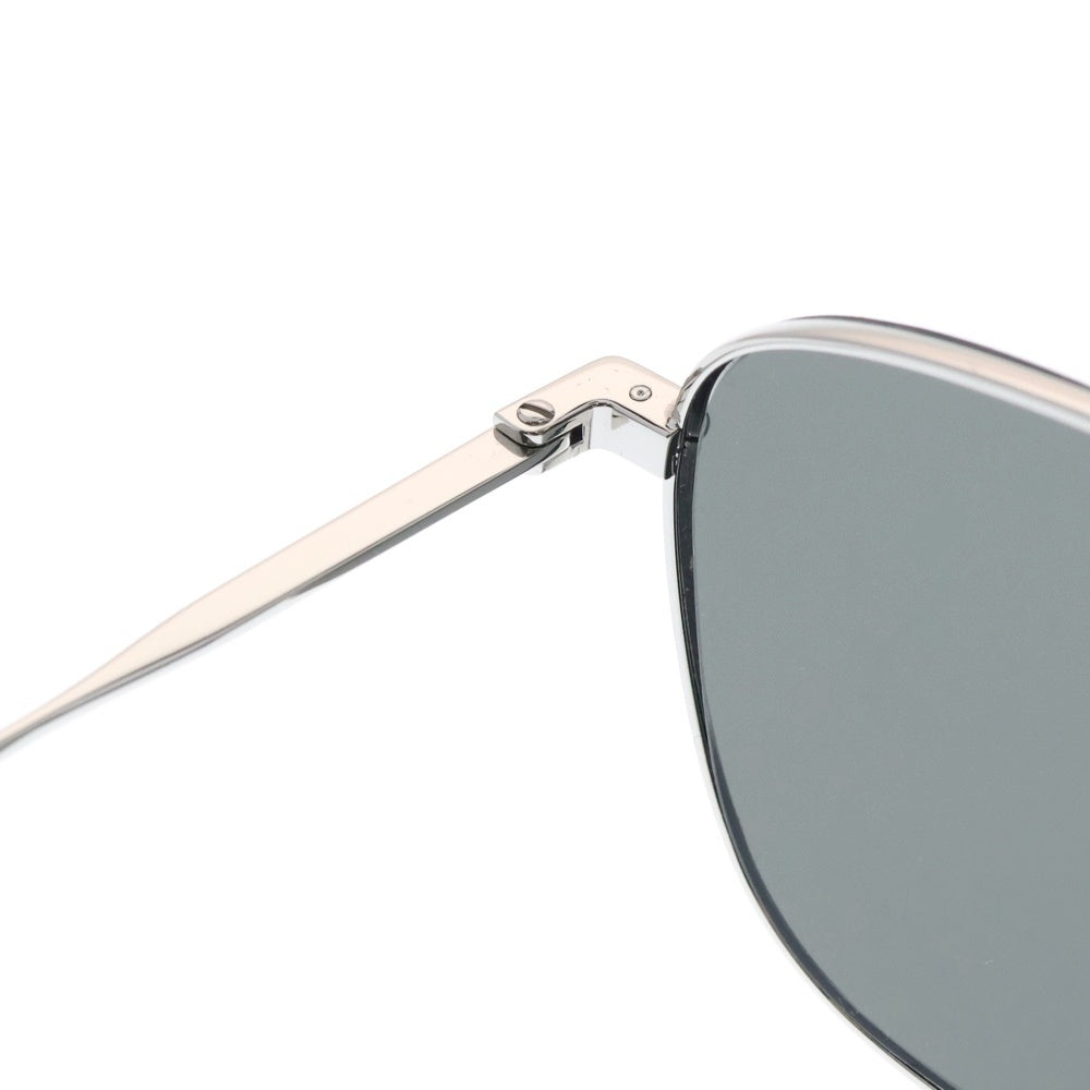 SAINT LAURENT PARIS(サンローランパリ) スクエアフレーム サングラス 眼鏡 メガネ ブラック/シルバー SL309