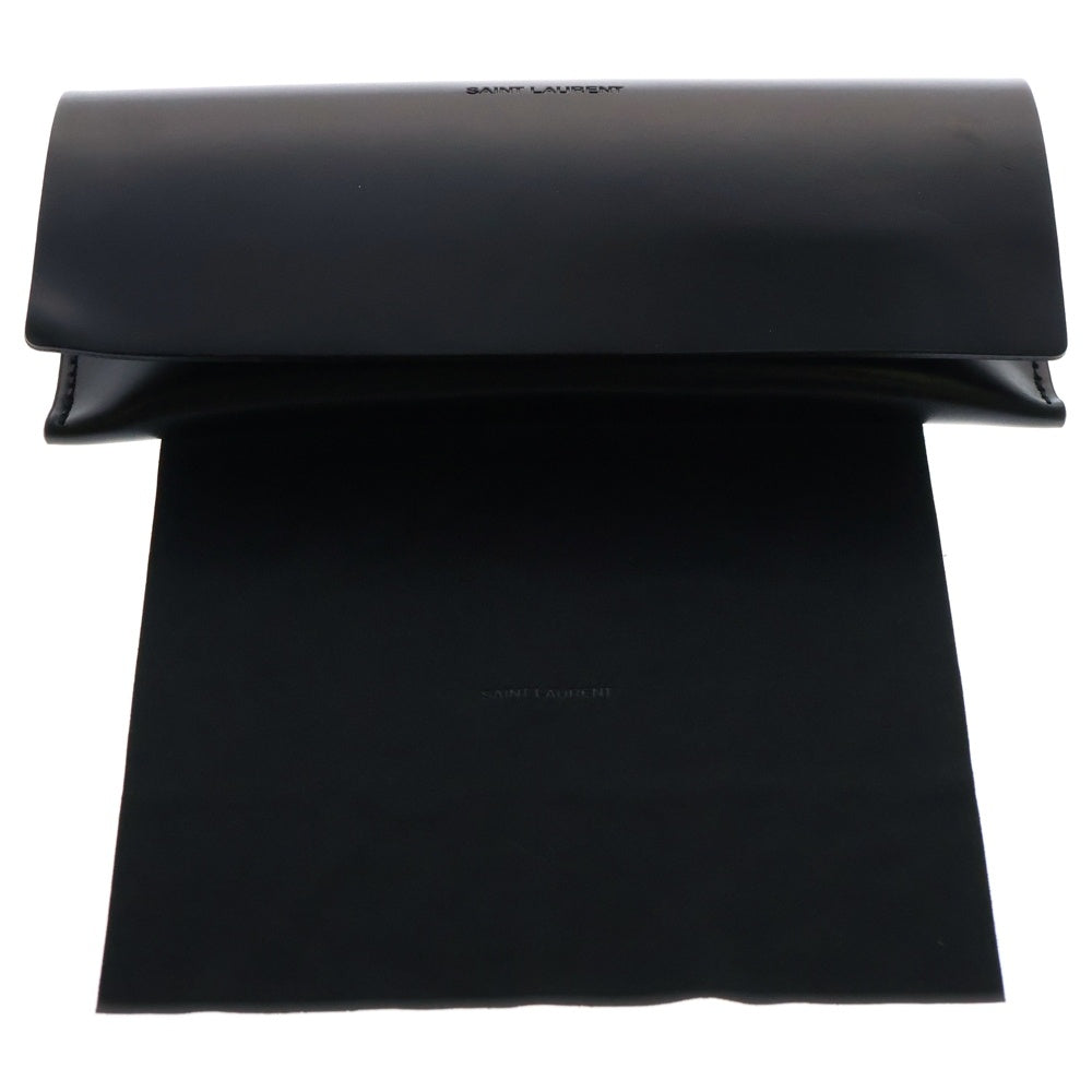 SAINT LAURENT PARIS(サンローランパリ) スクエアフレーム サングラス 眼鏡 メガネ ブラック/シルバー SL309