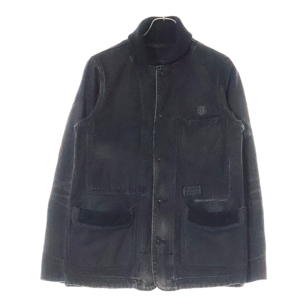 NEIGHBORHOOD(ネイバーフッド) 11AW B.I HIRED/C-JKT デニム カバーオール ジャケット ブラック 112DCNH-JKM01