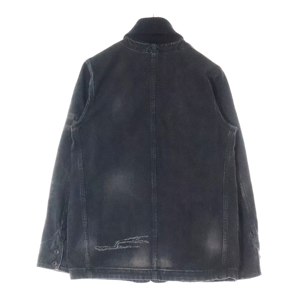 NEIGHBORHOOD(ネイバーフッド) 11AW B.I HIRED/C-JKT デニム カバーオール ジャケット ブラック 112DCNH-JKM01