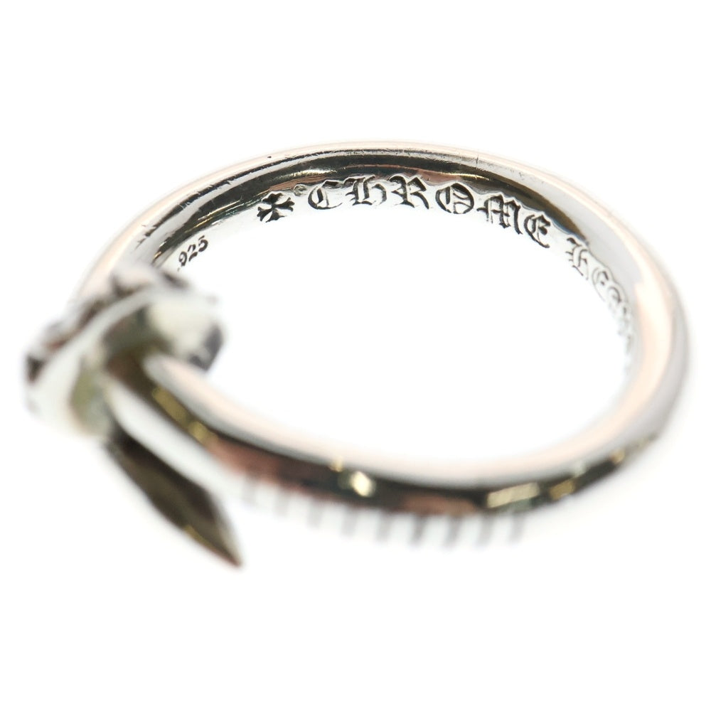 CHROME HEARTS(クロムハーツ) NAIL CRSBALL ネイル クロスボール リング シルバー BCA349