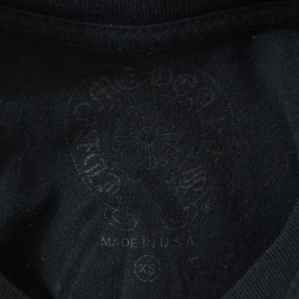 CHROME HEARTS(クロムハーツ) Floral Cross T-shirt フローラルクロス プリント半袖Tシャツ カットソー ブラック