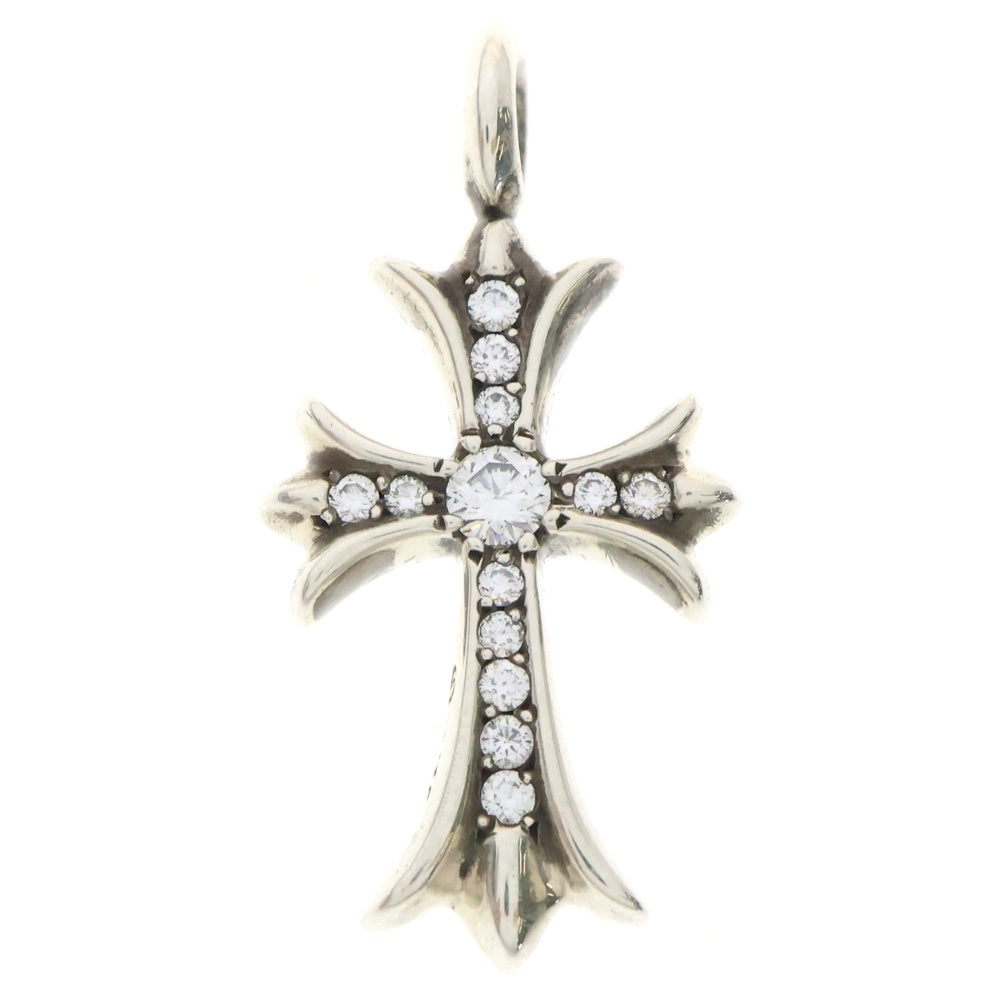 CHROME HEARTS(クロムハーツ) TNY CRSF P/DIA タイニーファットクロス PAVEダイヤ ペンダントトップ シルバー BCA323
