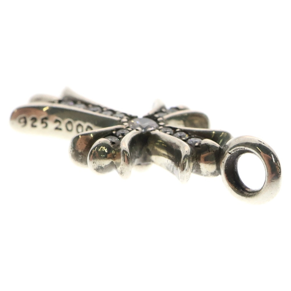 CHROME HEARTS(クロムハーツ) TNY CRSF P/DIA タイニーファットクロス PAVEダイヤ ペンダントトップ シルバー BCA323