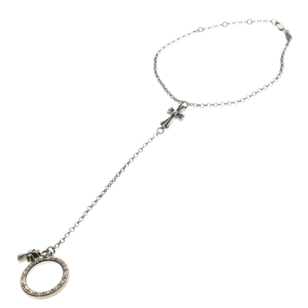 CHROME HEARTS(クロムハーツ) Bracelet chain NTFL Ring ブレスレット チェーン NTFLリング シルバー