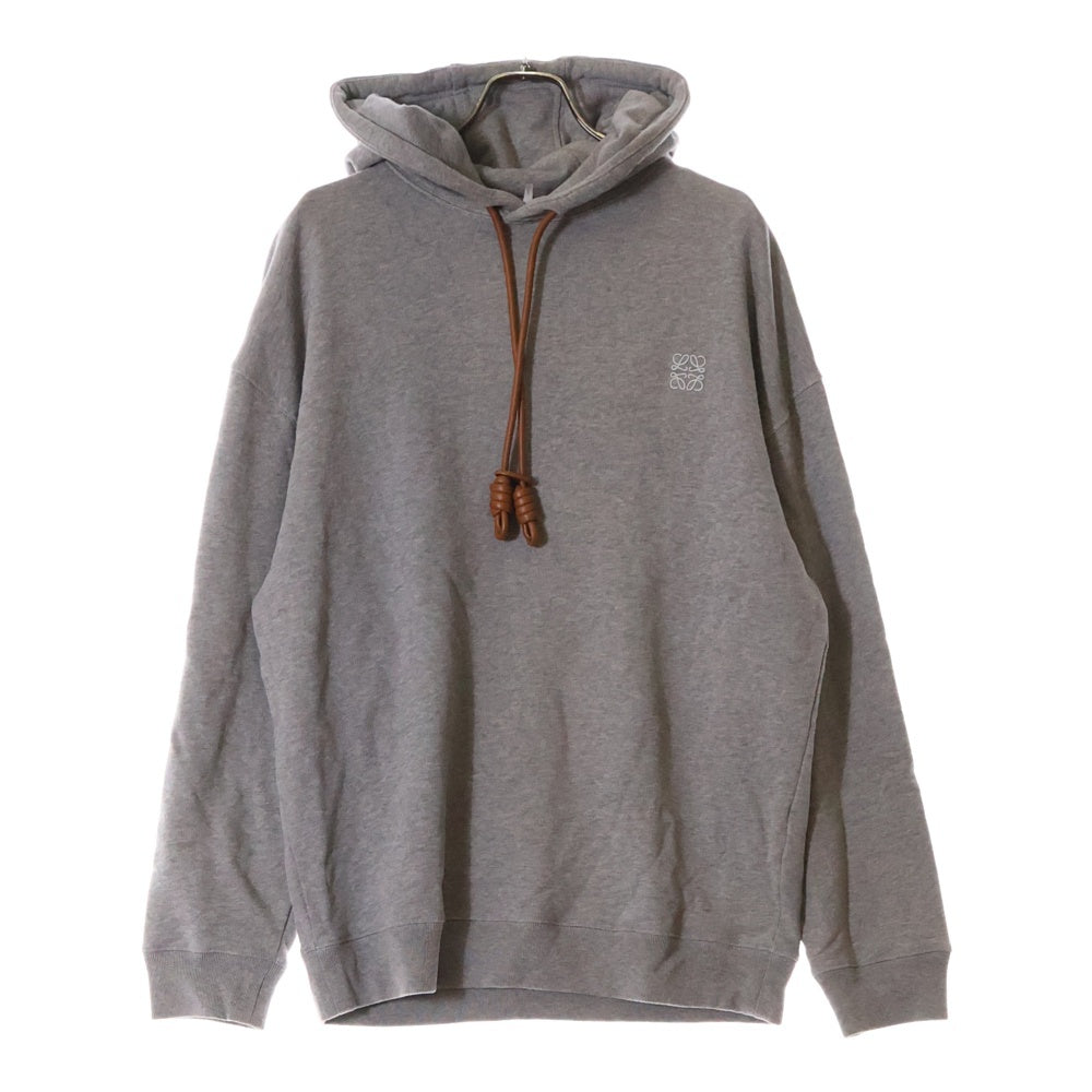 LOEWE(ロエベ) RELAXED FIT HOODIE アナグラム リラックスフィット プルオーバー パーカー スウェット グレー H526Y25X53