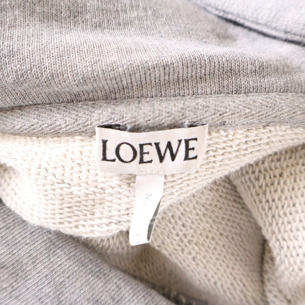 LOEWE(ロエベ) RELAXED FIT HOODIE アナグラム リラックスフィット プルオーバー パーカー スウェット グレー H526Y25X53