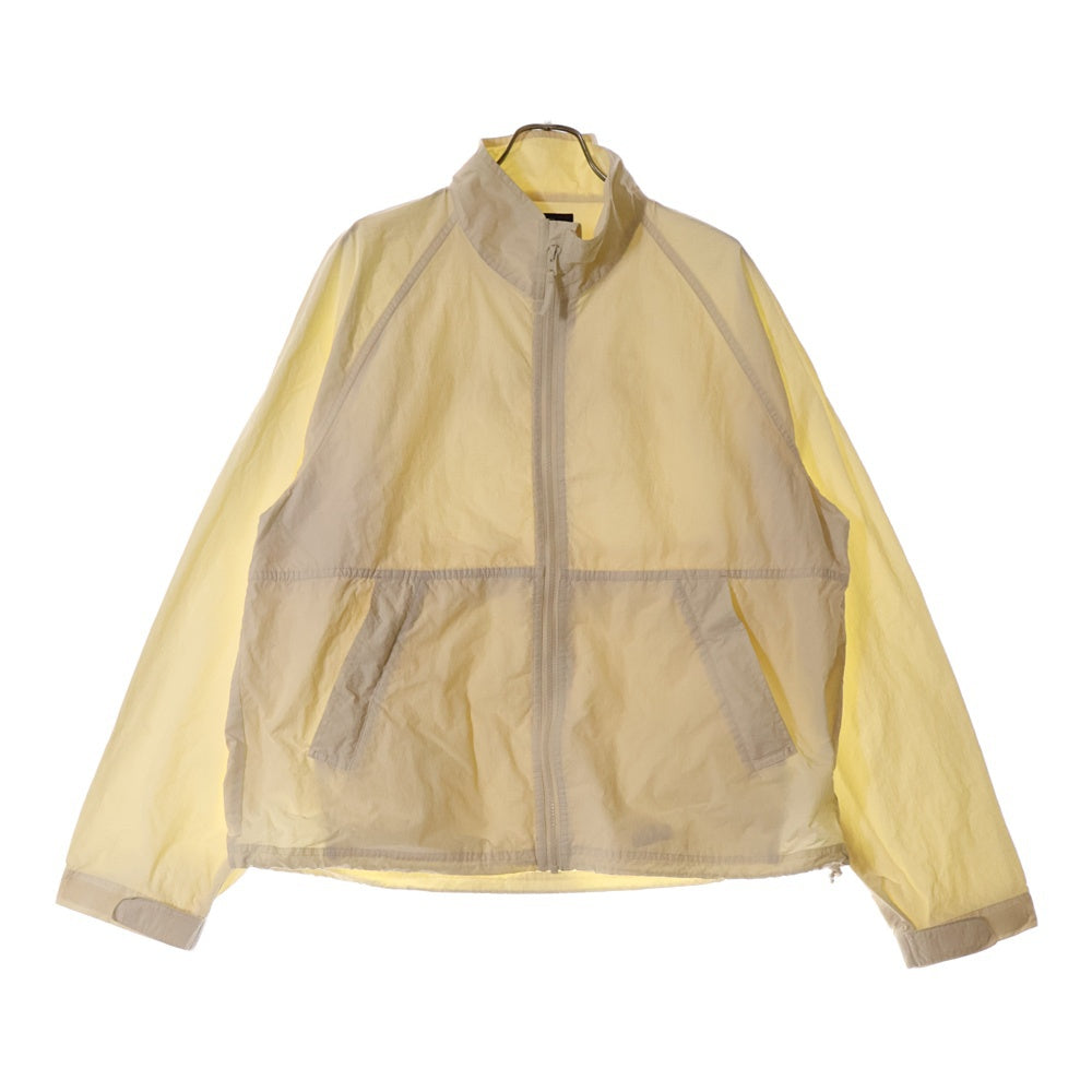 STUSSY(ステューシー) 25SS WARM UP JACKET ウォームアップジャケット ジップアップナイロンジャケット ホワイト