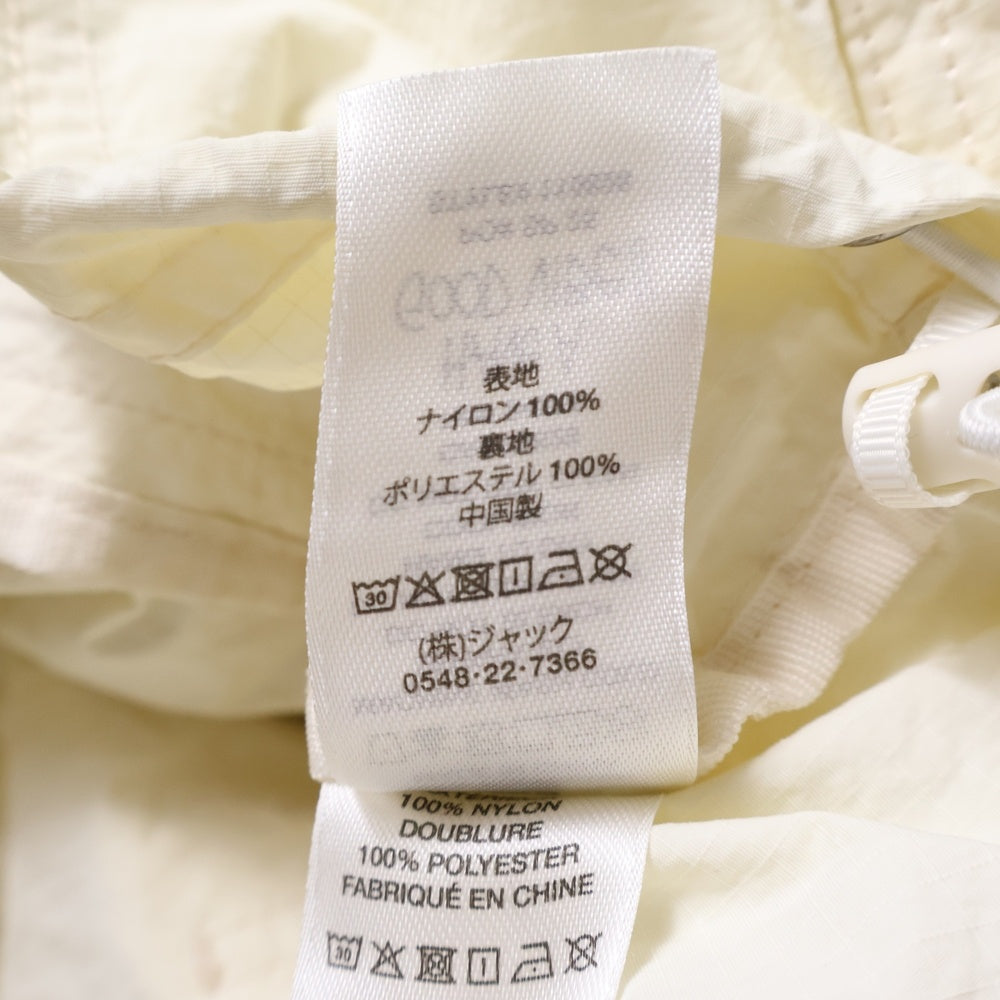 STUSSY(ステューシー) 25SS WARM UP JACKET ウォームアップジャケット ジップアップナイロンジャケット ホワイト