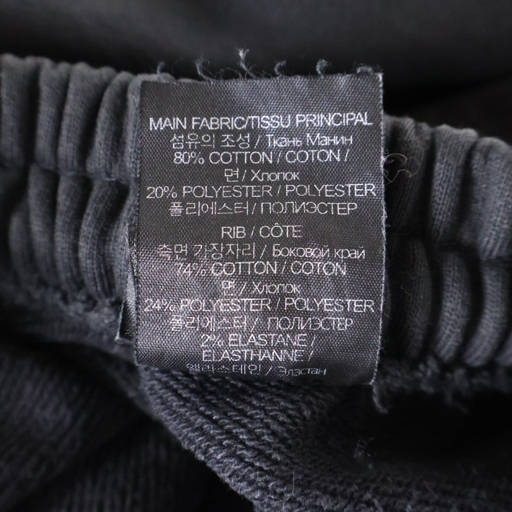 VETEMENTS(ヴェトモン) 21AW Hardcore Patched Logo Sweatpants ハードコアロゴ スウェットパンツ ブラック UA52PA350X