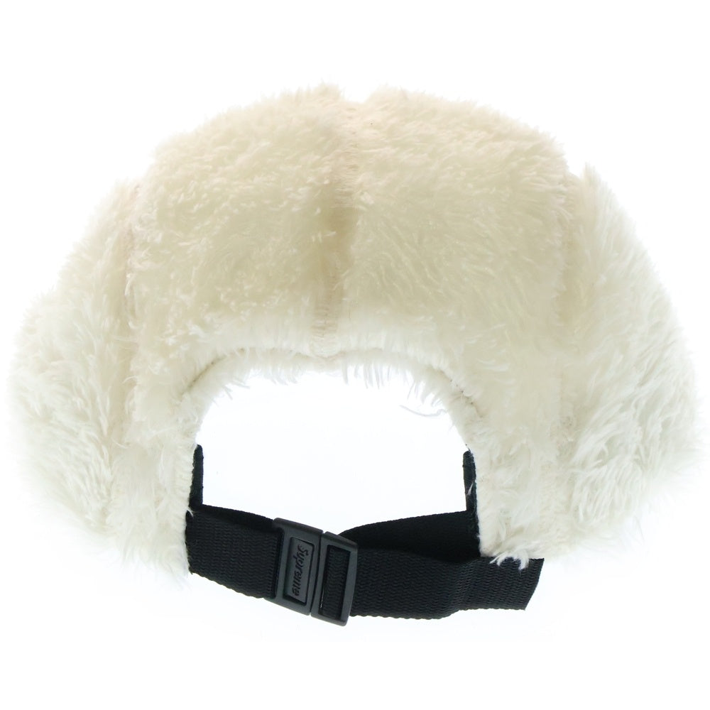 SUPREME(シュプリーム) 24AW Fuzzy Camp Cap ファジー ボックスロゴ キャンプキャップ 帽子 ホワイト