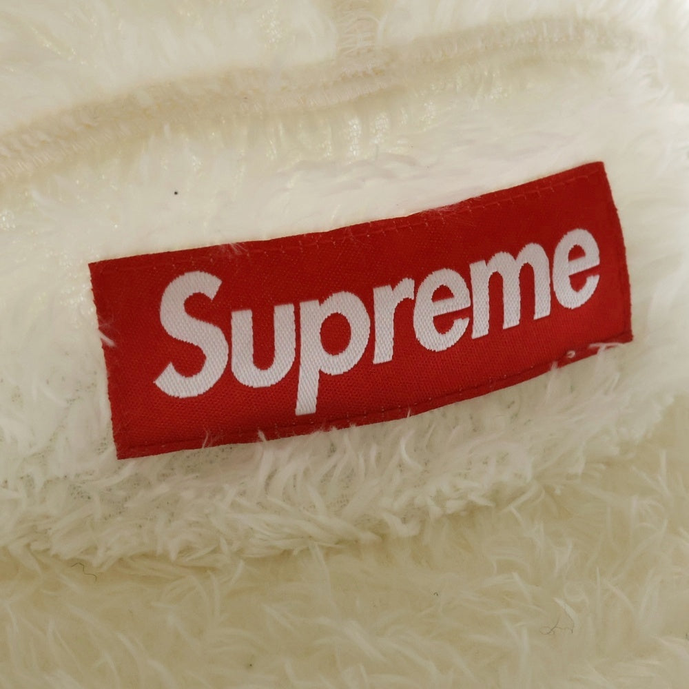 SUPREME(シュプリーム) 24AW Fuzzy Camp Cap ファジー ボックスロゴ キャンプキャップ 帽子 ホワイト