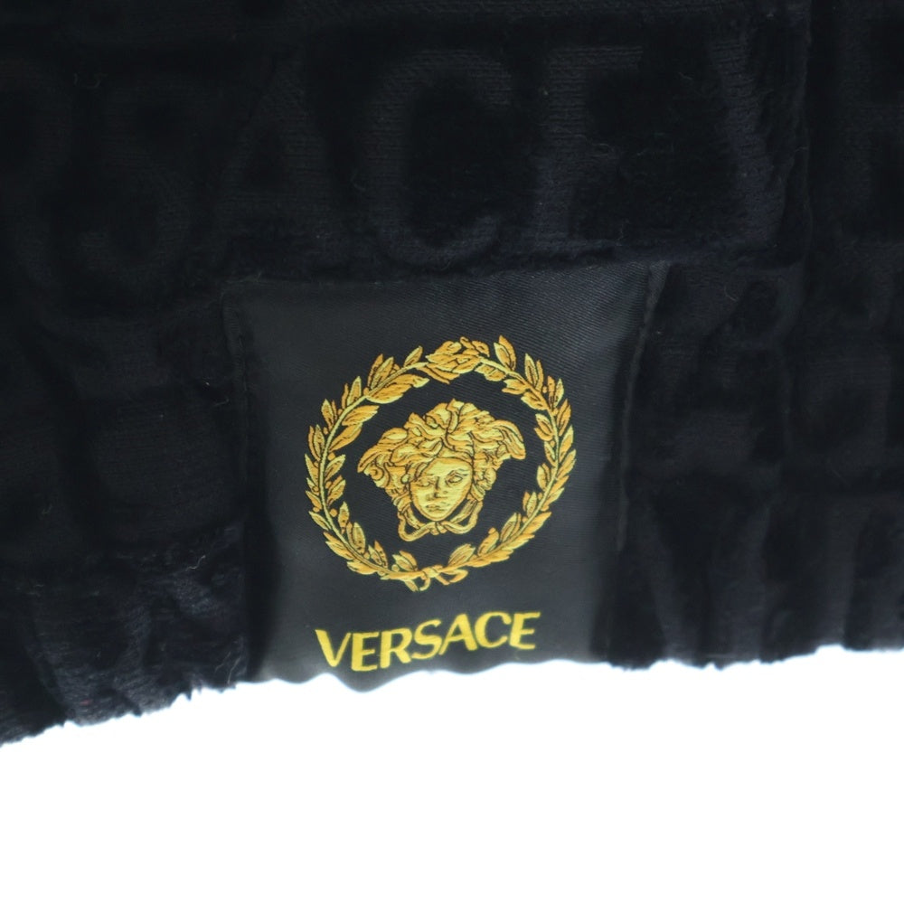 VERSACE(ヴェルサーチ) ロゴデザイン バロック スウェットトラックジャケット ブラック 1020111 1A14584