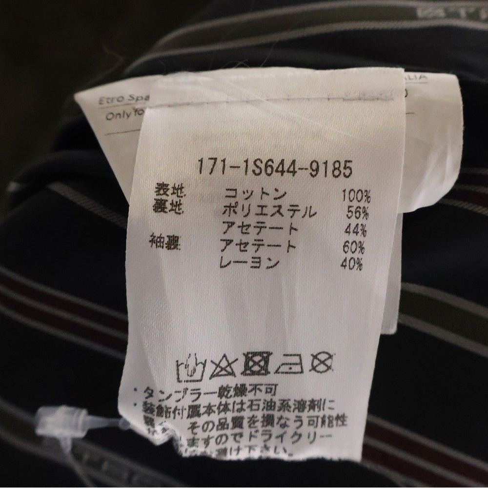 ETRO(エトロ) ビーズパッチ ミリタリージャケット カーキ 171-AS644-9185